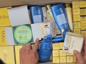 Cosmetics are the most commonly smuggled product (Photo: VNA)